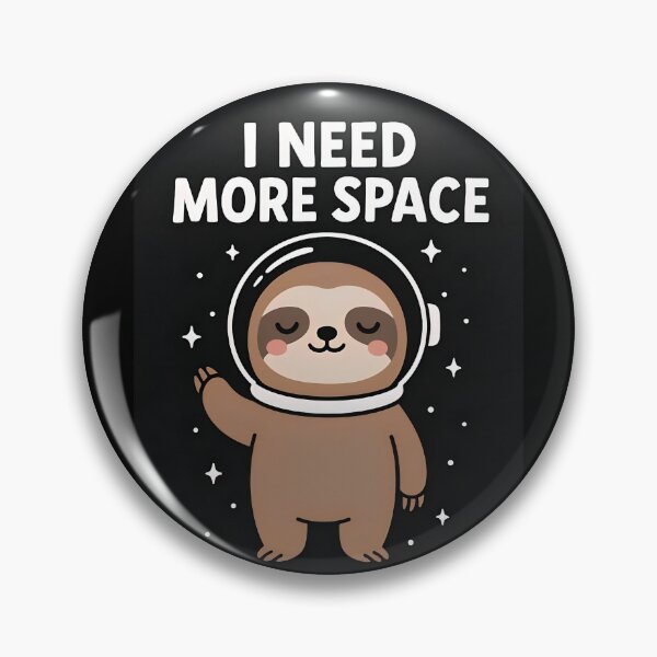 Item preview, Space Sloth Vibes – Funny Minimal Art designed and sold by Amr Siam.