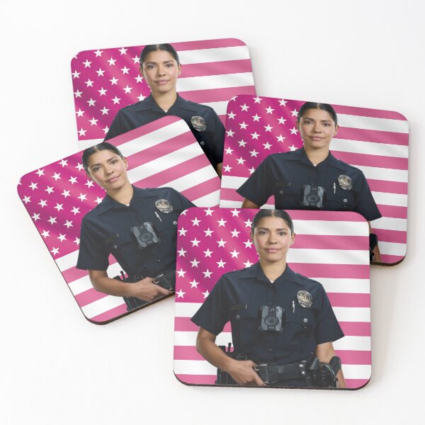 Item preview,  Officer Celina Juarez The Rookie Pink Flag designed and sold by lavndershrtdays.