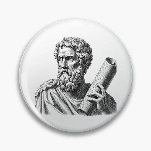 Item preview, Vintage Engraving of Hippocrates designed and sold by NTGUILTY.