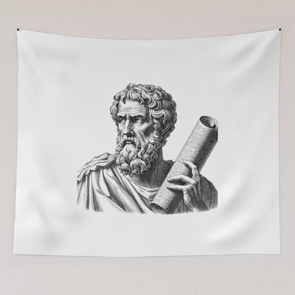 Item preview, Vintage Engraving of Hippocrates designed and sold by NTGUILTY.