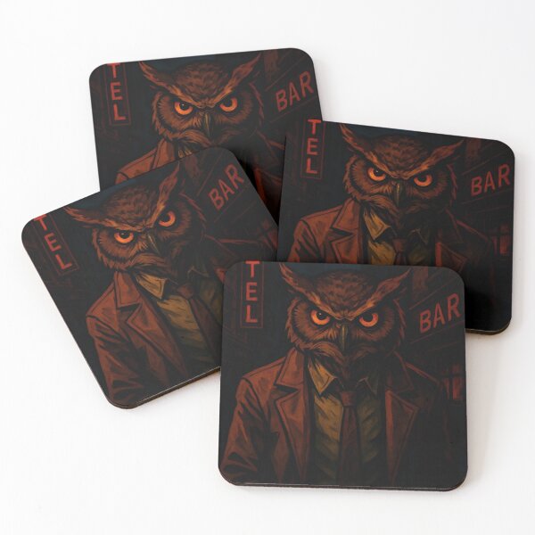 Item preview, Owl Detective Noir – Midnight City Grit designed and sold by Amr Siam.