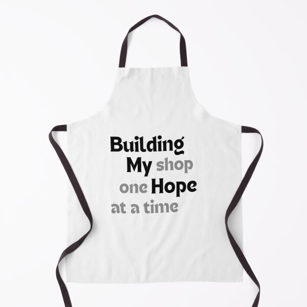 Item preview, Building My Shop One Hope at a Time – Inspirational Quote for Redbubble Sellers & POD Creators designed and sold by MakeMyDaze.