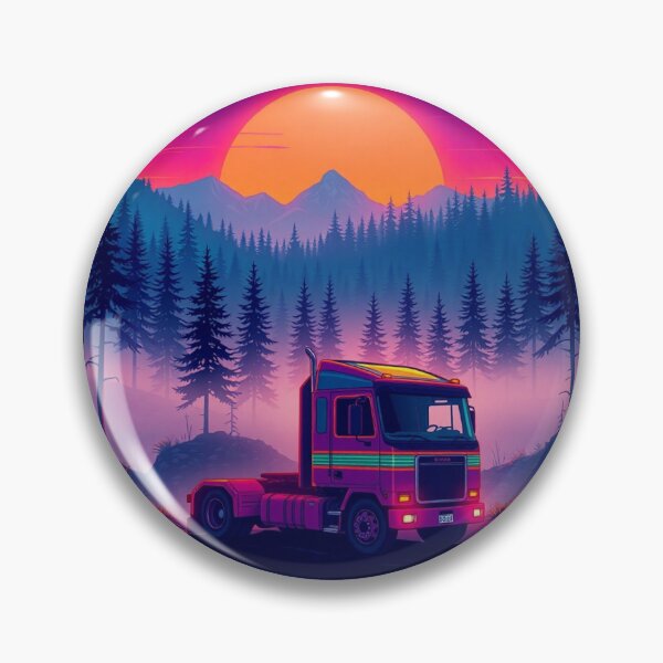 Item preview, Trucker’s Peaceful Dawn designed and sold by AwixArslan.