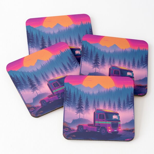 Item preview, Trucker’s Peaceful Dawn designed and sold by AwixArslan.