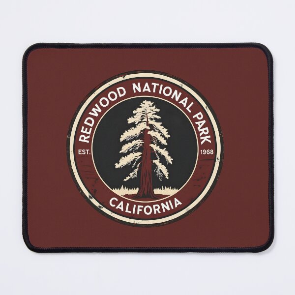 Item preview, Redwood National Park - California designed and sold by GoodOldVintage.