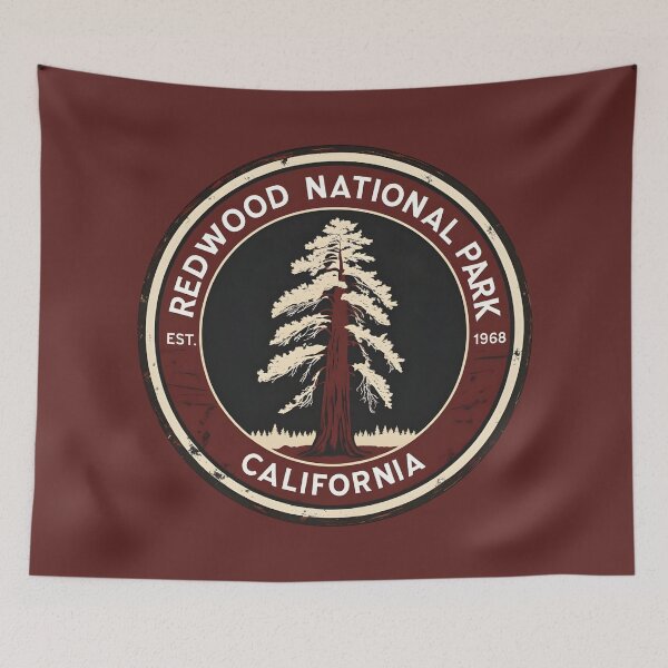 Item preview, Redwood National Park - California designed and sold by GoodOldVintage.