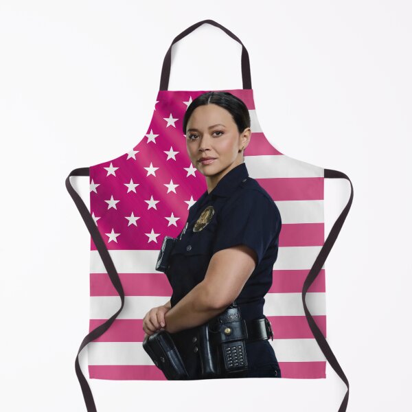 Item preview, Lucy Chen Melissa O'Neil The Rookie Pink Flag designed and sold by lavndershrtdays.