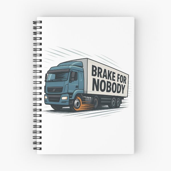 Item preview, Brake for Nobody – Speedy European Truck Art designed and sold by AwixArslan.