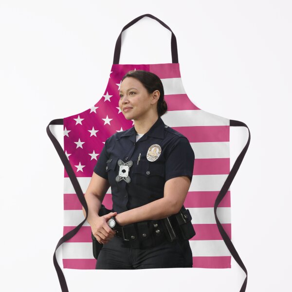 Item preview, Lucy Chen Melissa O'Neil The Rookie Pink Flag designed and sold by lavndershrtdays.