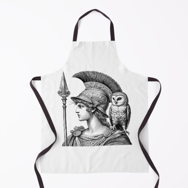 Item preview, Ancient Athena Goddess Engraving with Owl designed and sold by NTGUILTY.