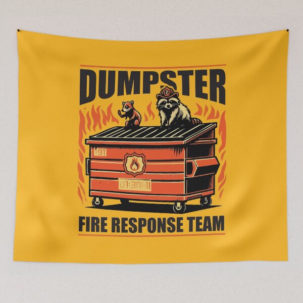 Item preview, Dumpster Fire Response Team // Funny Rescue Humor designed and sold by Scaryzz.