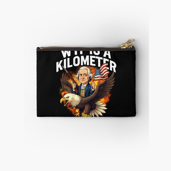 Item preview, WTF Is A Kilometer Funny 4th Of July Thomas Jefferson Gear designed and sold by DynamicDesign.