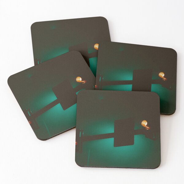 Item preview, Misty green lights behind a stop light designed and sold by ScorpioKing's Designs.