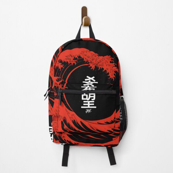 Item preview, The Great Red Wave traditional kanji designed and sold by jbfart.