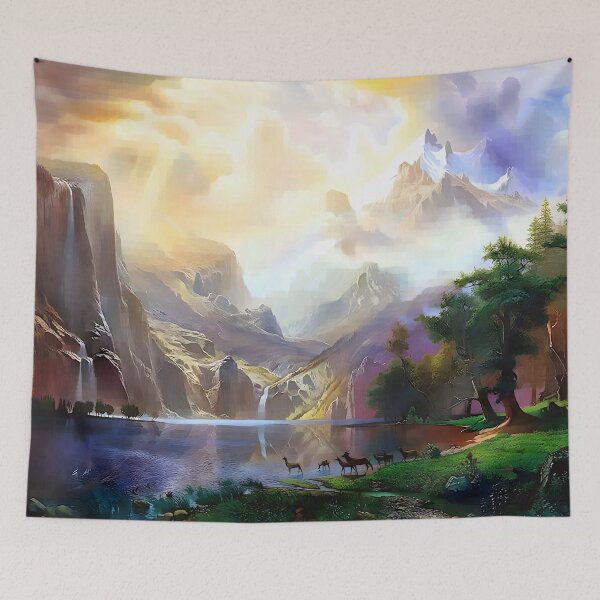 Item preview, Albert Bierstadt - Among the Sierra Nevada designed and sold by Jon-Baran.