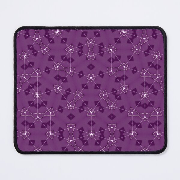 Item preview, Orchid Kaleidoscope – Floral Hexagon Web designed and sold by SoftStyleStudio ⭐⭐⭐.