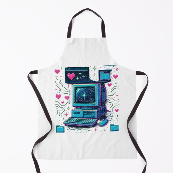 Item preview, Retro Vaporwave Computer Aesthetic - 80s Synthwave Tech Nostalgia Art designed and sold by CreativeVisionsHub.