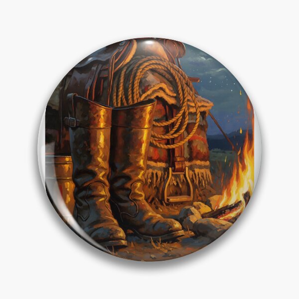 Item preview, A Western Night - a Digital Oil Painting - Scythianshead design  designed and sold by Scythianshead .