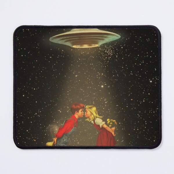 Item preview, Vintage Sci-Fi Romance Art “Love Is Universal” designed and sold by Not Hugo.