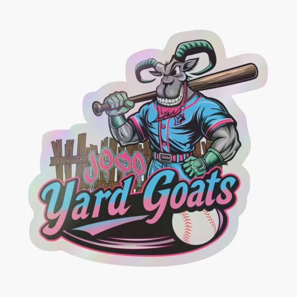Aperçu de l'œuvre Chèvres de jardin JoCo originales créée et vendue par JoCo Yard Goats Baseball.