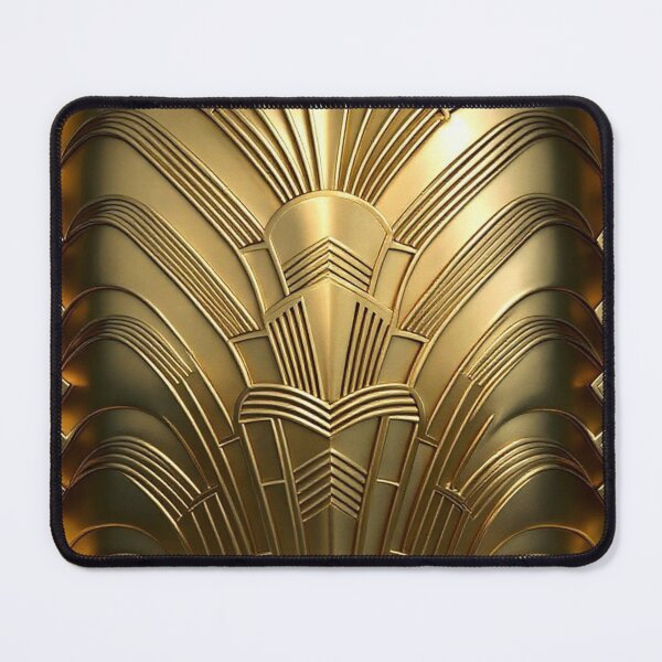 Item preview, Art Deco - PATTERN - GOLD/Brass designed and sold by CleverCulture.