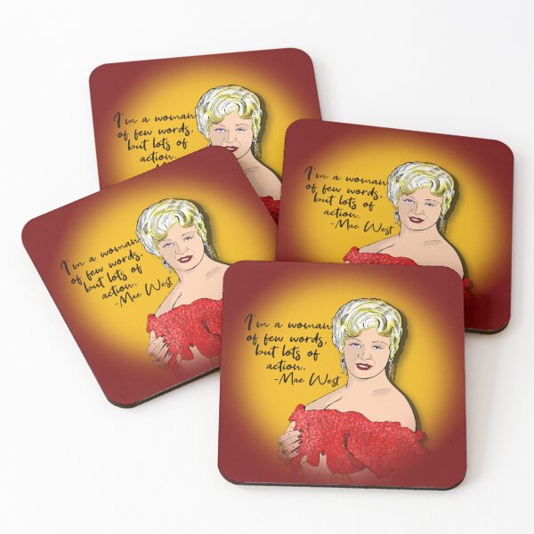 Item preview, Mae West: Few Words, Lots of Action designed and sold by TLBugg.