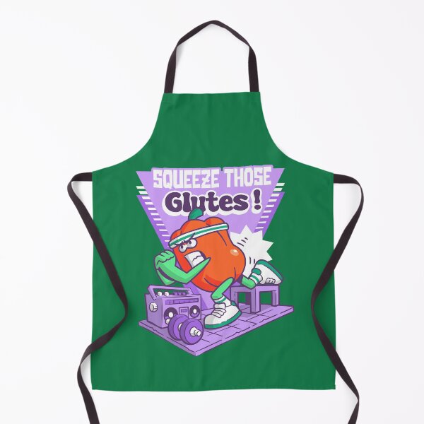 Item preview, Funny Glute Workout Tee - Retro Fitness Cartoon designed and sold by Ancestral-Shop.