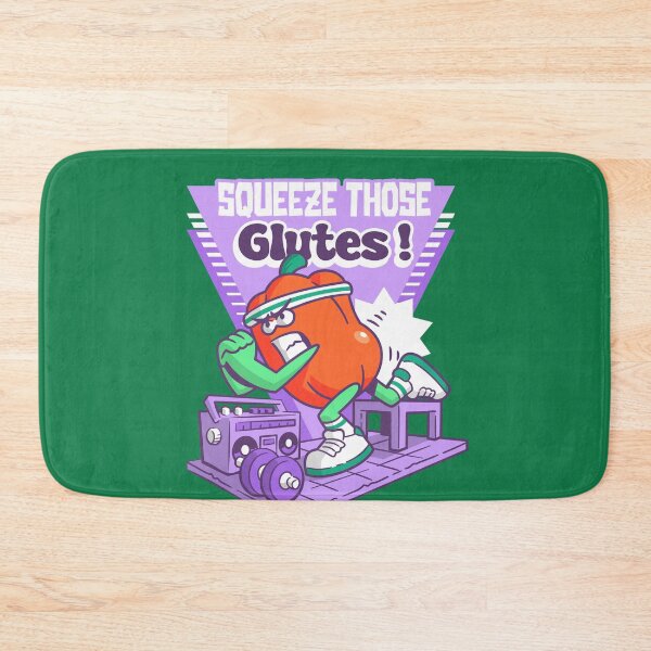 Item preview, Funny Glute Workout Tee - Retro Fitness Cartoon designed and sold by Ancestral-Shop.