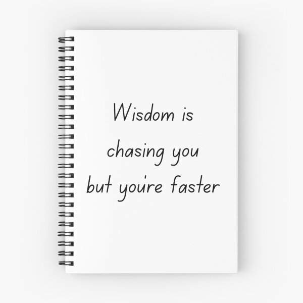 Item preview, Gen Z Insults: Wisdom is Chasing You designed and sold by Marissa Brown.