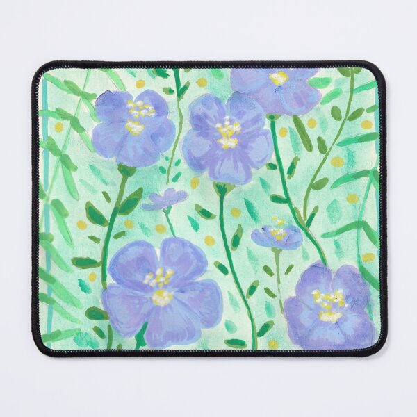 Item preview, Linum Perenne Purple Flax Flowers designed and sold by RCartist26.