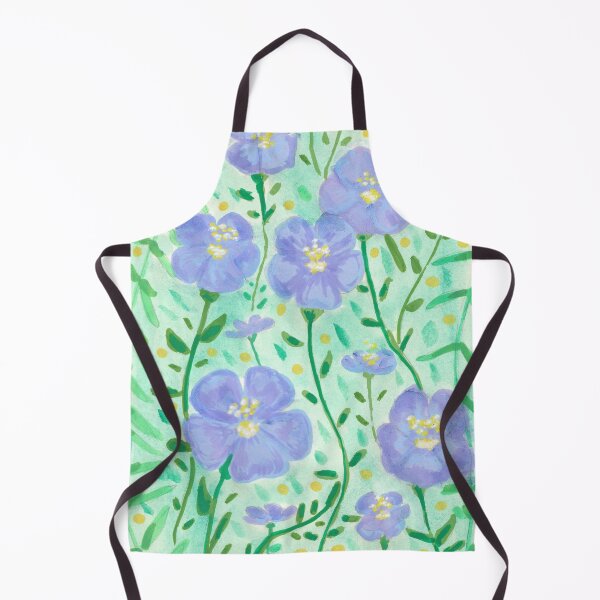 Item preview, Linum Perenne Purple Flax Flowers designed and sold by RCartist26.