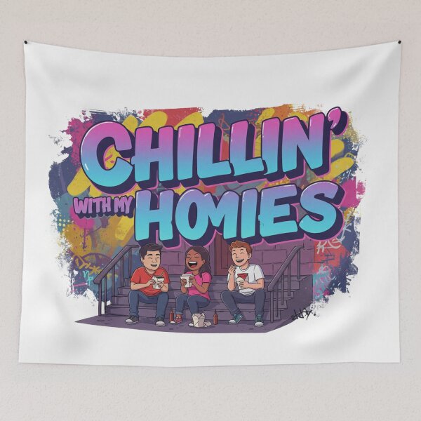 Item preview, Chillin with my homies 2 designed and sold by FitEnvy.