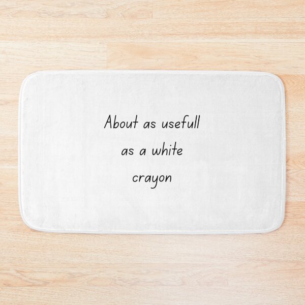 Item preview, Gen Z Insults: White Crayon designed and sold by Marissa Brown.