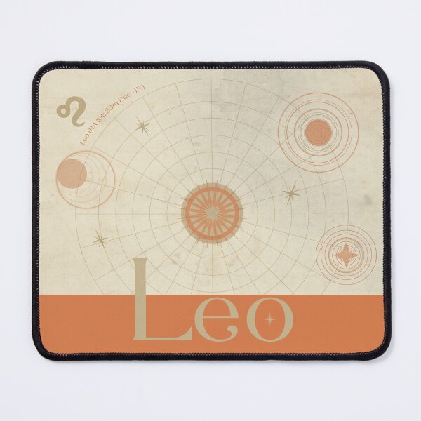 Item preview, Leo Zodiac Mouse Pad designed and sold by Fen & Feathers.