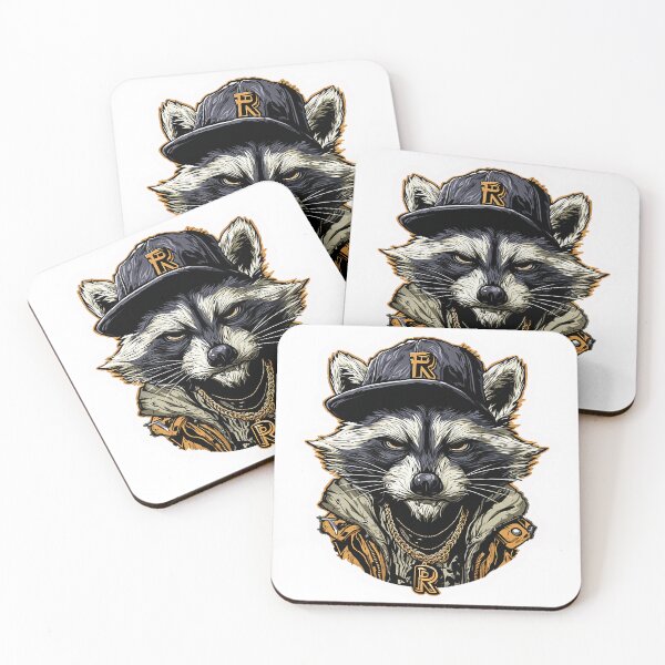 Item preview, Rogue Raccoon Boss Sticker designed and sold by Line Designs By Duck.