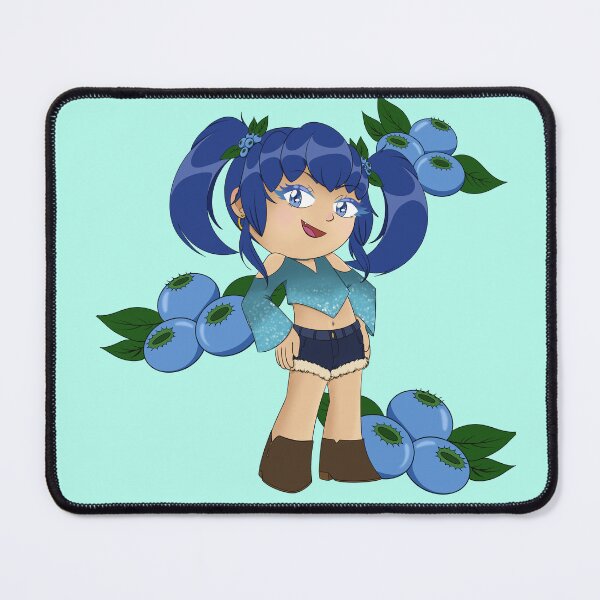 Item preview, Cute Blueberry Theme Chibi with Blueberries designed and sold by KiyaSketches.