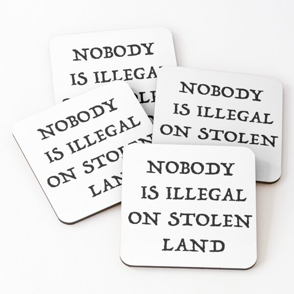 Item preview, No one is illegal on stolen land designed and sold by blackoutstudios.