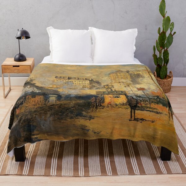Item preview, Saint Lazare Station Sunlight Effect 1877 by Claude Monet designed and sold by GabyddAlessandr.