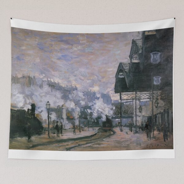 Item preview, Saint Lazare Station the Western Region Goods Sheds   1877 by Claude Monet designed and sold by GabyddAlessandr.