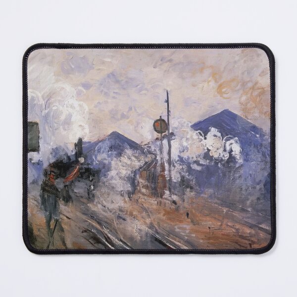 Item preview, Saint Lazare Station Track Coming out   1877 by Claude Monet designed and sold by GabyddAlessandr.