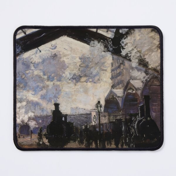Item preview, Saint Lazare Station, Exterior View   1877 by Claude Monet designed and sold by GabyddAlessandr.