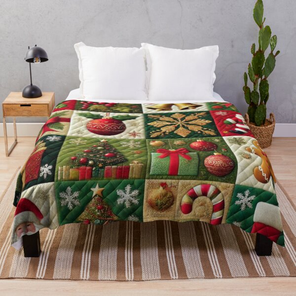 Item preview, Sugarplum Quilted Cheer designed and sold by Dream Bloom Gallery.