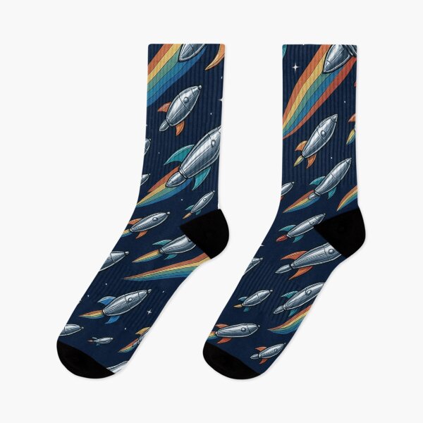 Item preview, Retro Rocket Blast-Off Gear designed and sold by CleverCulture.
