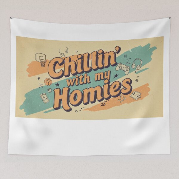 Item preview,  Chillin with my homies 2 designed and sold by FitEnvy.