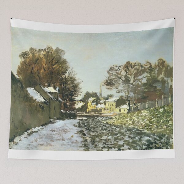 Item preview, Snow at Argenteuil   1874 by Claude Monet designed and sold by GabyddAlessandr.