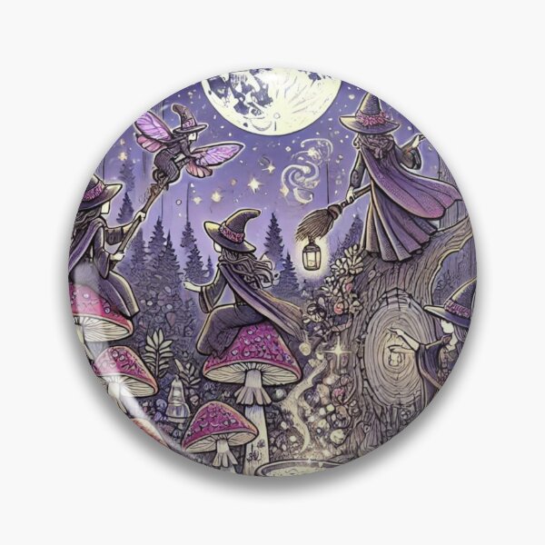 Item preview, Moonlight Mischief: Witches’ Yule Gathering designed and sold by Dream Bloom Gallery.
