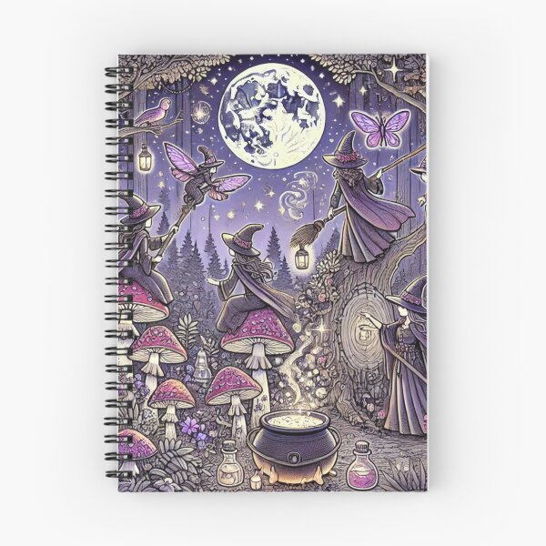 Item preview, Moonlight Mischief: Witches’ Yule Gathering designed and sold by Dream Bloom Gallery.