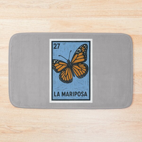 Item preview, Mexican Lottery Card The Butterfly La Mariposa designed and sold by retrographics.