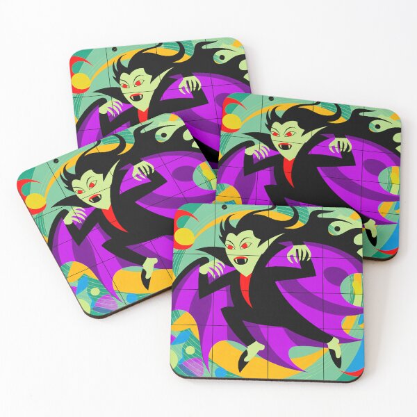 Item preview, Retro Vampire Tile Mural designed and sold by Sublime Studio graphics.