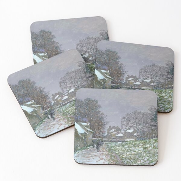 Item preview, Snow at Argenteuil 02   1874 by Claude Monet designed and sold by GabyddAlessandr.